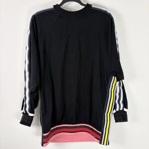 NO KA’OI Oversized Stripe Tunic Shirt (Sz  S) Sporty Active Yoga Streetwear Top